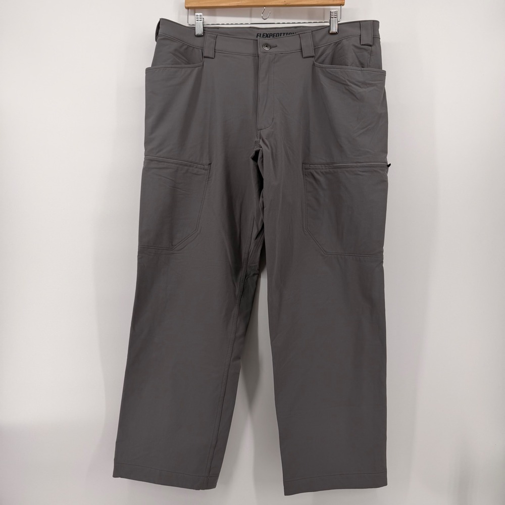 Duluth Trading Co Flexpedition Relaxed Fit Pants Gray 38x30 75291